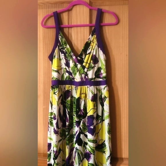 EC Lane Bryant Floral Maxi Dress - Picture 2 of 10
